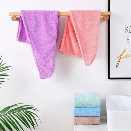Magic Drying Head Hair Dry Towel Wrap