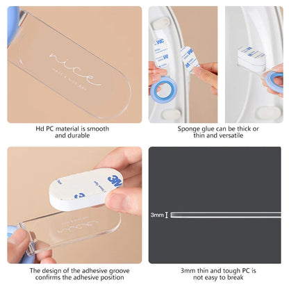 Pack Of 2 - Multifunction Toilet Seat Lifter