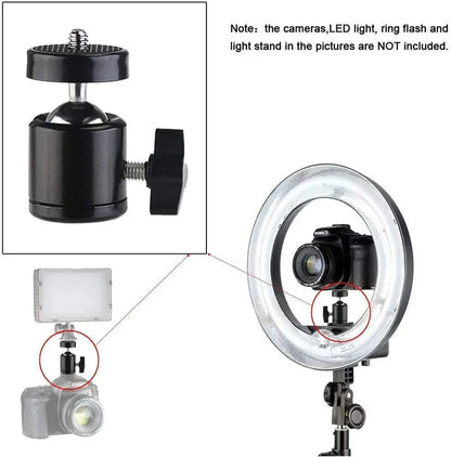 Aluminum Mini Tripod Head Ball with 1/4"