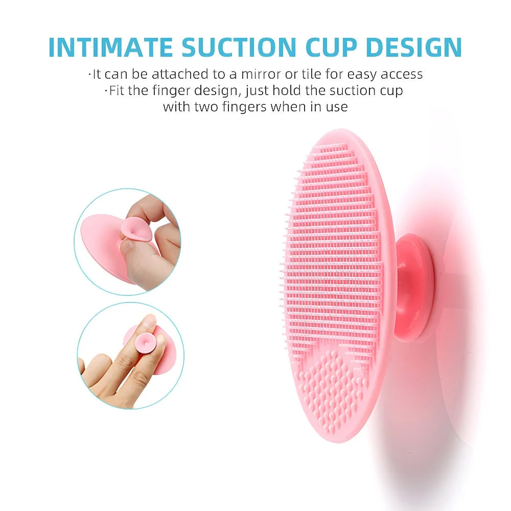 Soft Silicone Face Cleansing Brush Beauty Facial Washing Pad
