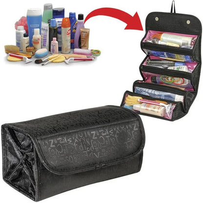 Roll N Go Travel Cosmetic Bag, Easy Roll Up