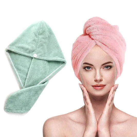 Magic Drying Head Hair Dry Towel Wrap