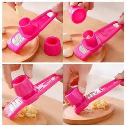 Multifunction Mini Garlic Press Grinding Grater