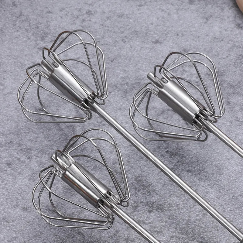 Semi Automatic Egg Beater Whiskers Hand Push Mixer