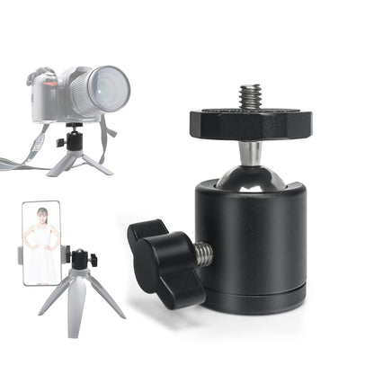 Aluminum Mini Tripod Head Ball with 1/4"