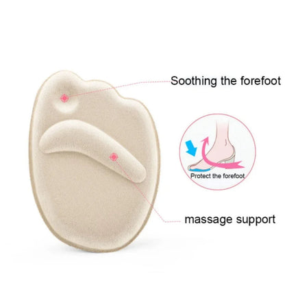 High Heel Foot Cushions Anti-Slip Insole Breathable Soft Foot Pad