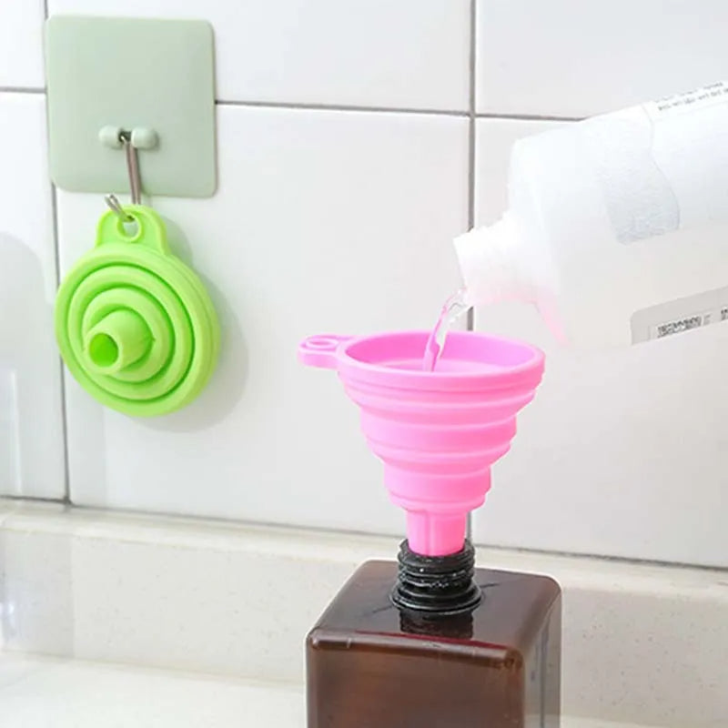 Collapsible Silicone Foldable Funnel