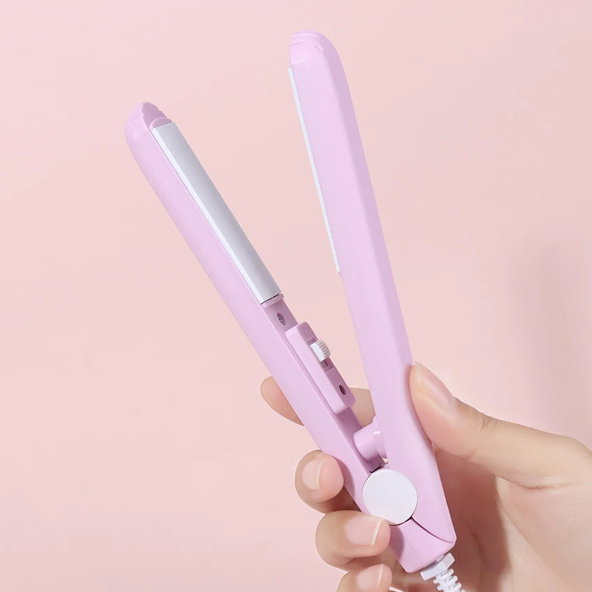 Mini Electric Splint Flat Iron Ceramic Hair Straightener