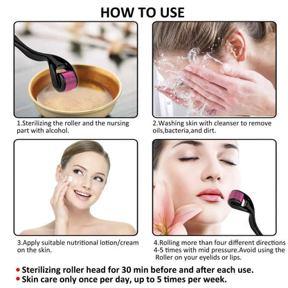 0.5 Derma Roller 540 Titanium Needle For Men / Women