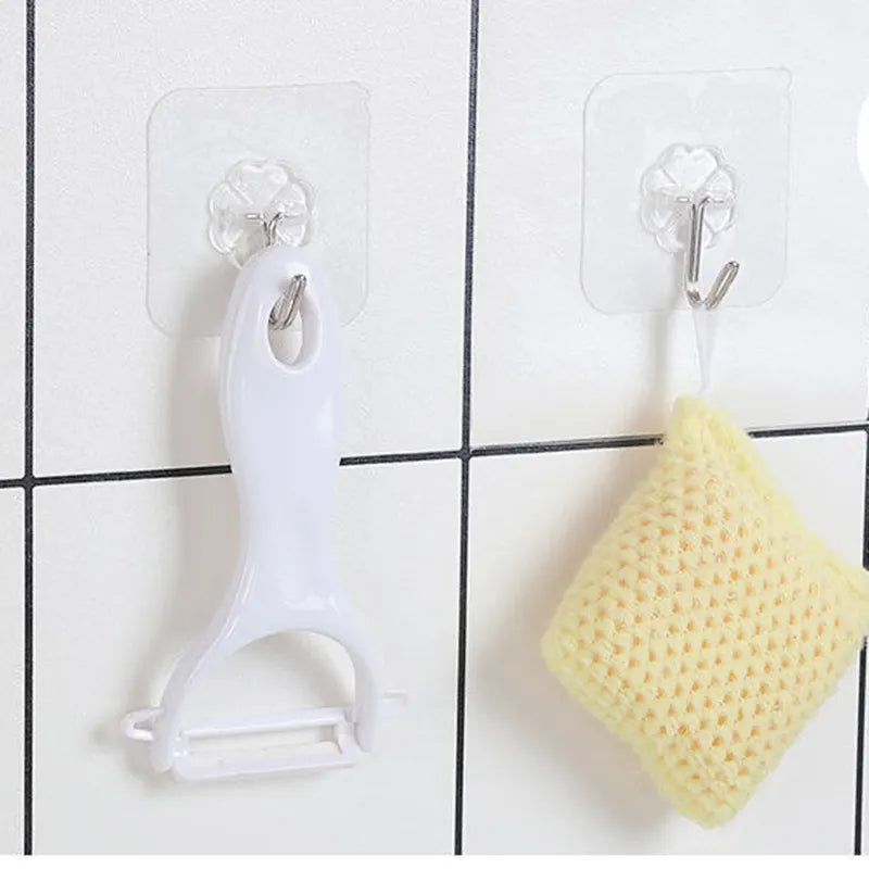 5Pcs Self Adhesive Door Wall Hangers Hooks
