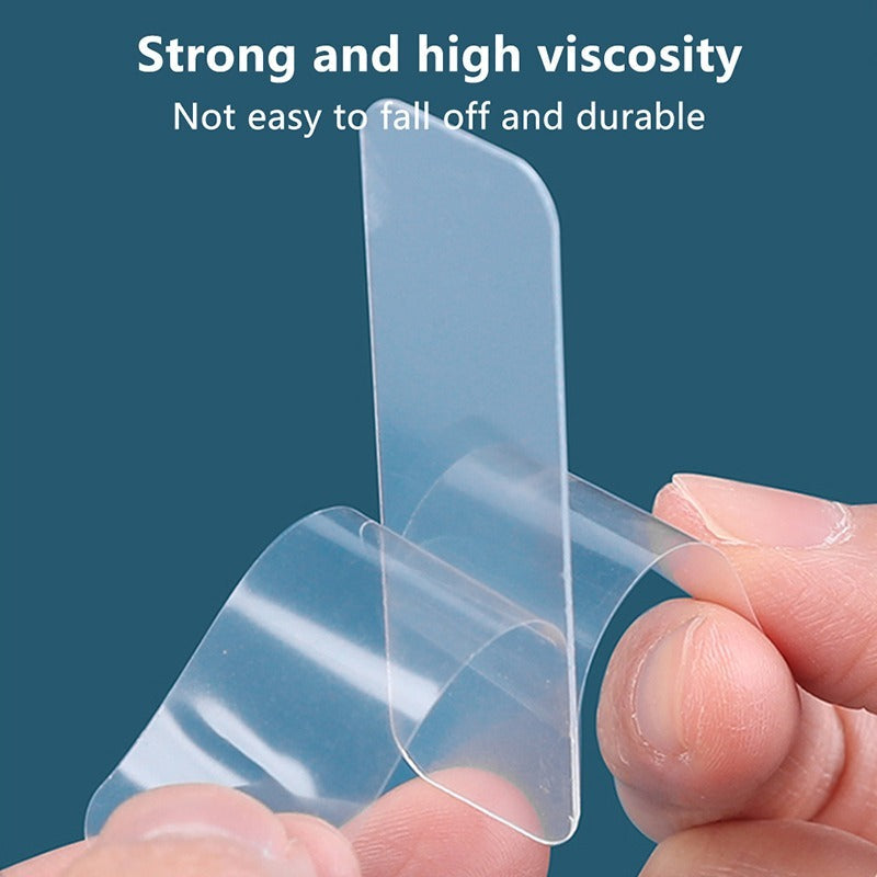 60Pcs/Box Transparent Non-marking Double Sided Stickers Tape
