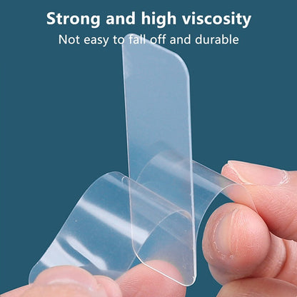 60Pcs/Box Transparent Non-marking Double Sided Stickers Tape