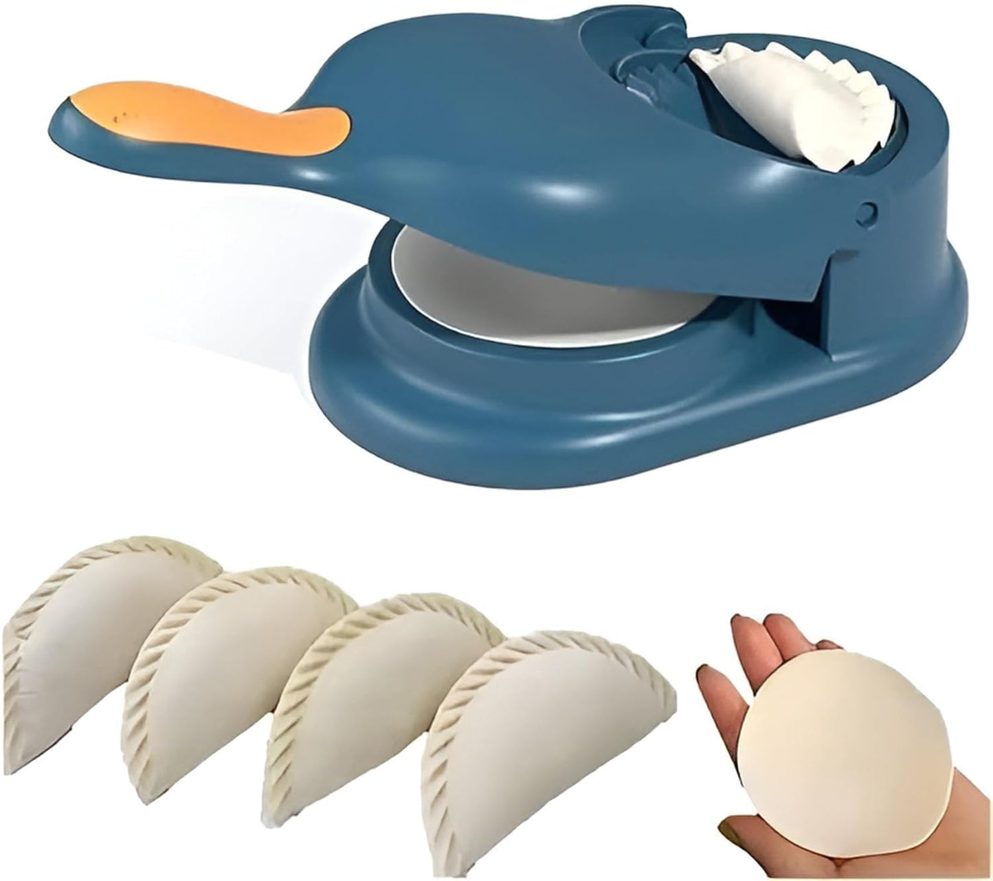 2 in 1 Dumpling Maker Ghughra Momos Machine, Skin Press Mould for Machine, Samosa Maker Kitchen Tool