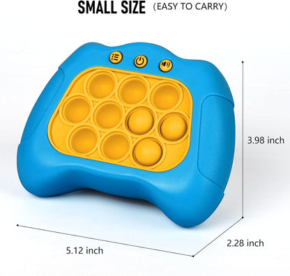 Popping Game Controller, Quick Push Sensory Fidget Toy for Children, Fun Stress Relief Toy for Children Adults, Responsiveness Training Toy Quick Push Game 30Level
