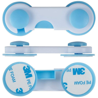 (Pack Of 2) Child Security Kids Box Drawer Cupboard Wardrobe Door Fridge Safety Lock