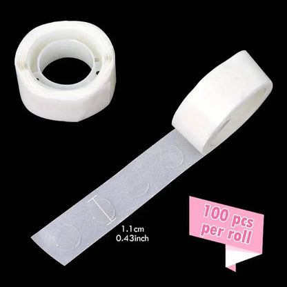 100Pcs Self Adhesive Strong Double Tape Sticker For Balloons