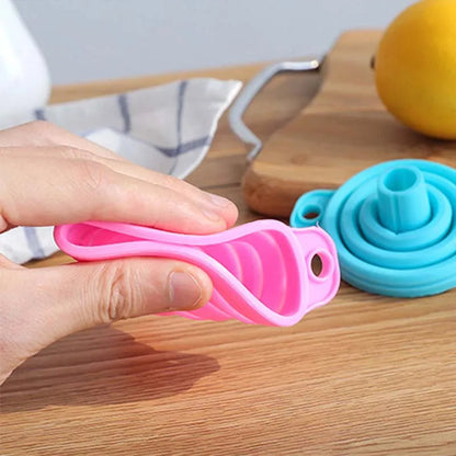 Collapsible Silicone Foldable Funnel
