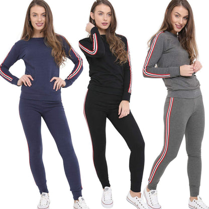 Tracksuit For Men & Women 2 Piece Set Side Striped