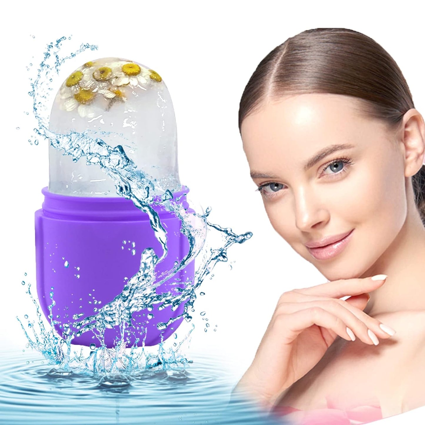 Ice Face Roller Reduce Acne Instant Face Brighten Roll Ball Mold