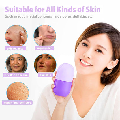 Ice Face Roller Reduce Acne Instant Face Brighten Roll Ball Mold