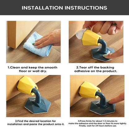 Adhesive Silicone Plastic Silent Door Stopper