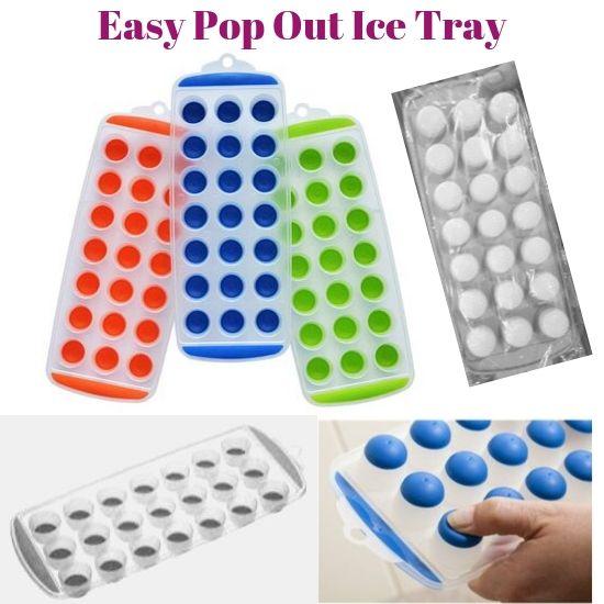 3D Ice Cube Tray Mold 18 Pattern Silicone Plastic