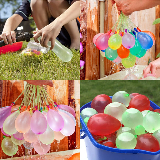 60 Seconds Fill & Tie Magic Water Balloons – 74 PCS Multicolor