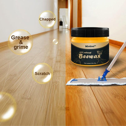 Beeswax P Wood Seasoning Beewax, Multipurpose Natural Wood Wax Traditional Beeswax Polish for Furniture, Floor, Tables, Chairs, Cabinetsolish For Wood & Furniture