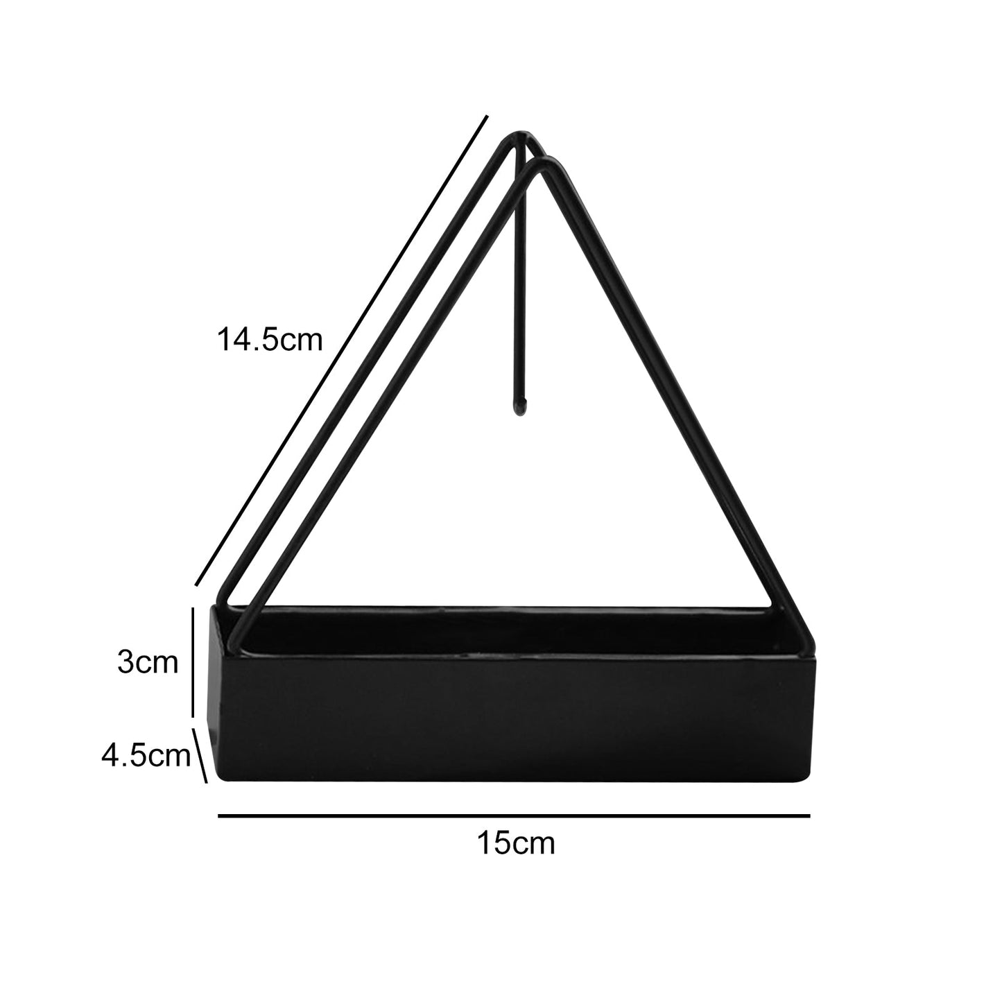 Anti-Scald Mosquito Coil Holder With Tray Creative Wrought Iron Triangular Shape Mosquito Repellent Incense Rack Home Decor Tool
