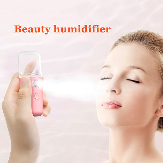 Mini Nano Facial Sprayer Nebulizer Face Steamer