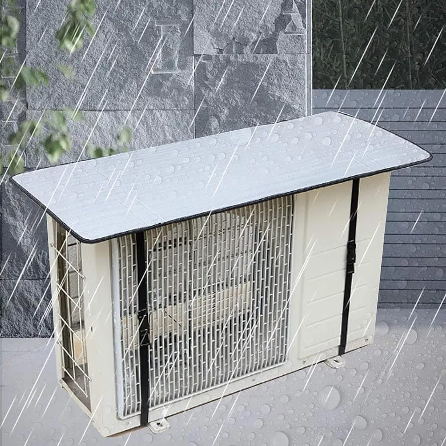 Air Conditioner Protective Cover, Durable Window Air Conditioner Cover, Waterproof Outdoor Rain Cover, Outdoor Unit Cover 1 & 1.5 Ton