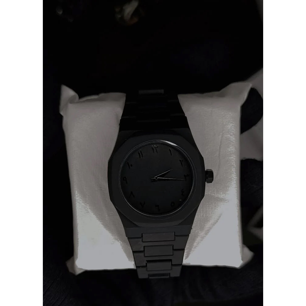 Simple Arabic Numeral Dial, Casual, Lightweight and Versatile Men's Calendar, Waterproof Plastic Quartz Watch, Business Clock