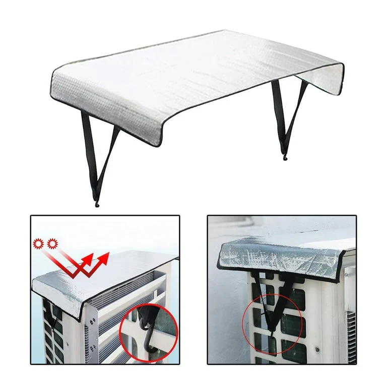 Air Conditioner Protective Cover, Durable Window Air Conditioner Cover, Waterproof Outdoor Rain Cover, Outdoor Unit Cover 1 & 1.5 Ton