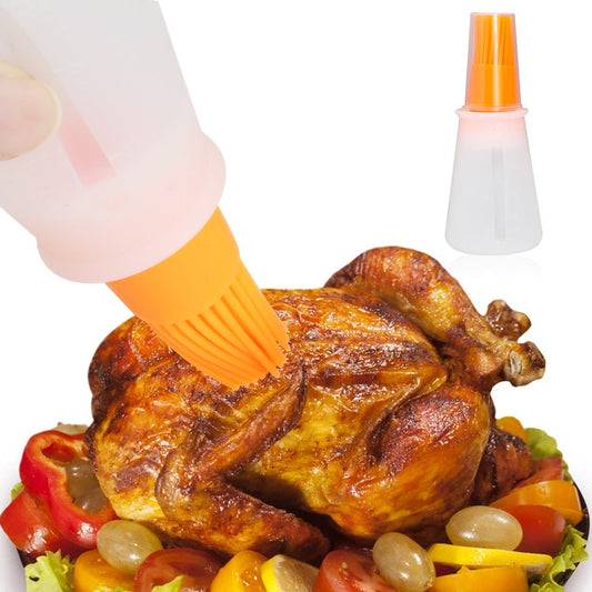 Silicone Brush Oil Bottle