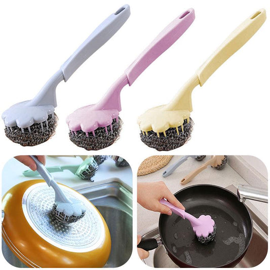 Flower Shape Stainless Steel Wire Ball Brush