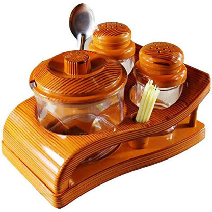 New Wood Style Salt & Papper Shaker Set