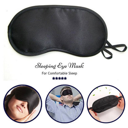 Eye Mask Black Eyeshade Cover Eye Blindfold