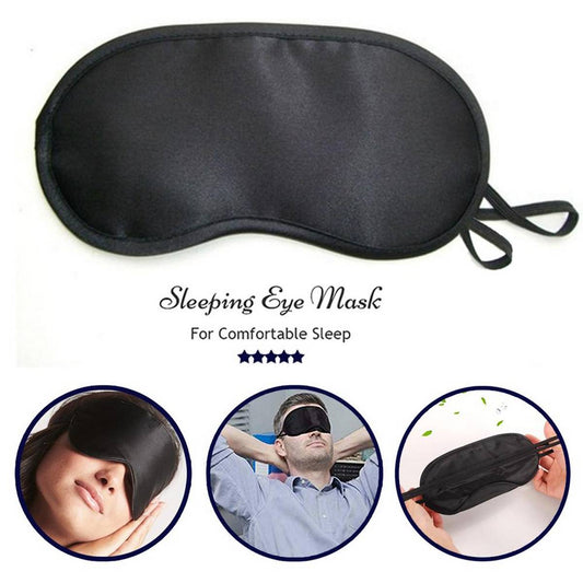 Eye Mask Black Eyeshade Cover Eye Blindfold