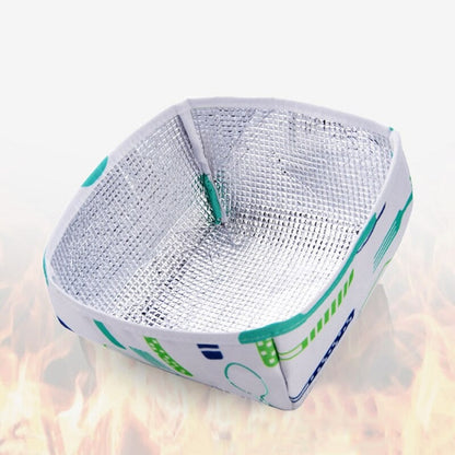 2 PC Foldable Insulated Food Dish Cover (Random Color)