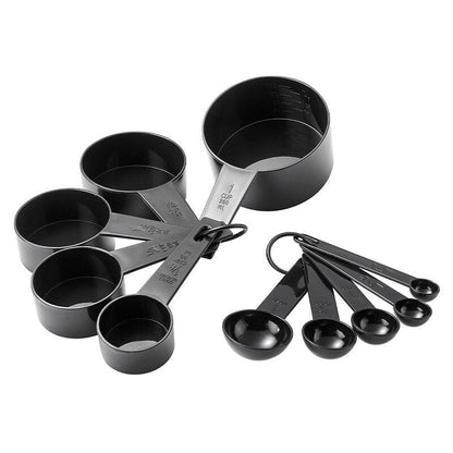 10 Pcs Plastic Measuring Spoons Cups Set