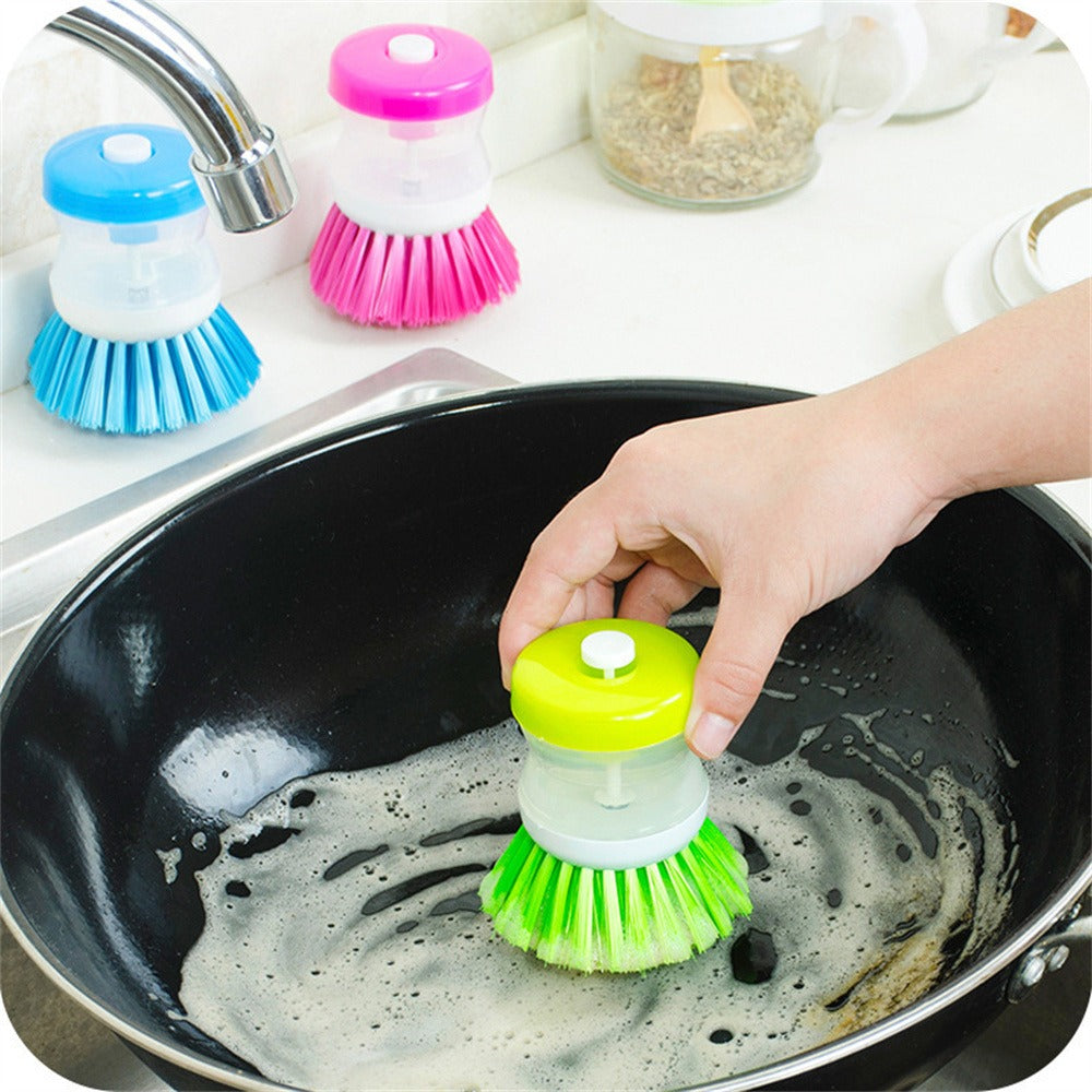 Scrub Kitchen Wash Tool Pot Dish Plastic Brush