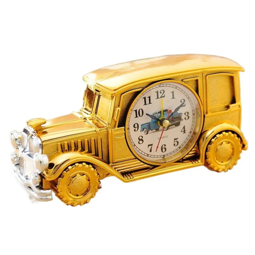 6 Styles Cute Car Alarm Clock Antique Unique Classic Car Bedside Clock Nostalgic Child Alarm Clock Desktop Decor