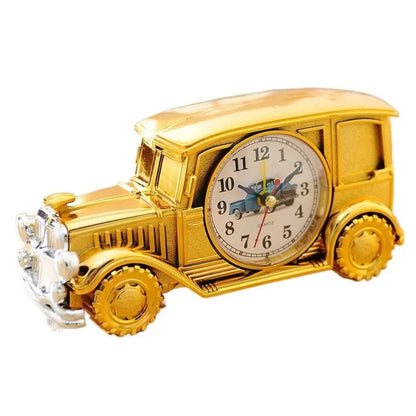 6 Styles Cute Car Alarm Clock Antique Unique Classic Car Bedside Clock Nostalgic Child Alarm Clock Desktop Decor