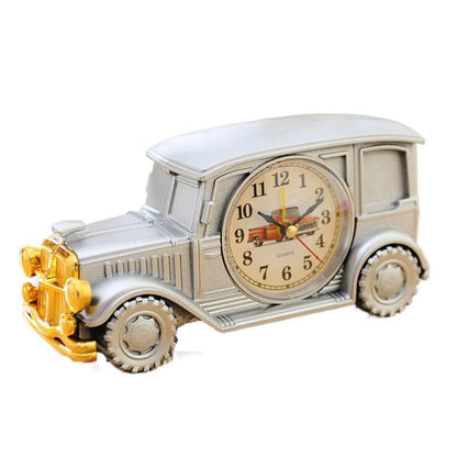 6 Styles Cute Car Alarm Clock Antique Unique Classic Car Bedside Clock Nostalgic Child Alarm Clock Desktop Decor