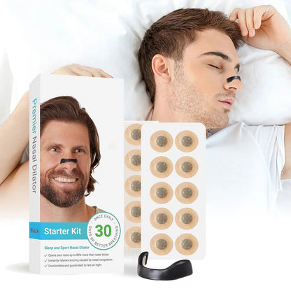 Intake Breathing Nasal Strip Kit Oxygen Intake Reduce Snoring Improve Sleep Quality Sweat Resistant Skin Safe Nasal Strips