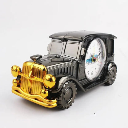 6 Styles Cute Car Alarm Clock Antique Unique Classic Car Bedside Clock Nostalgic Child Alarm Clock Desktop Decor