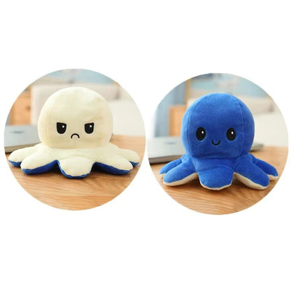 Two-faced Emotional Octopus Happy Or Depressed Octopus Decoration Ornaments Octopus Home Sofa Living Room Decoration Crafts