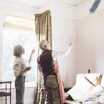 2.5M Dust Cleaner Brush Microfiber Long Extendable Duster Home Cleaning Tools Mites Gap Dust Removal Dusters