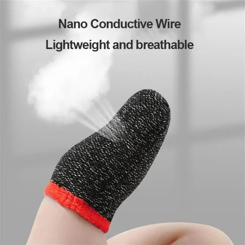 1 Pair Breathable Finger Control Gaming Gloves for PUBG