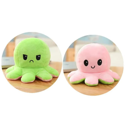 Two-faced Emotional Octopus Happy Or Depressed Octopus Decoration Ornaments Octopus Home Sofa Living Room Decoration Crafts